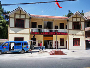 貴州習水縣大坡鄉鎮各村委會戶外單紅P10顯示屏